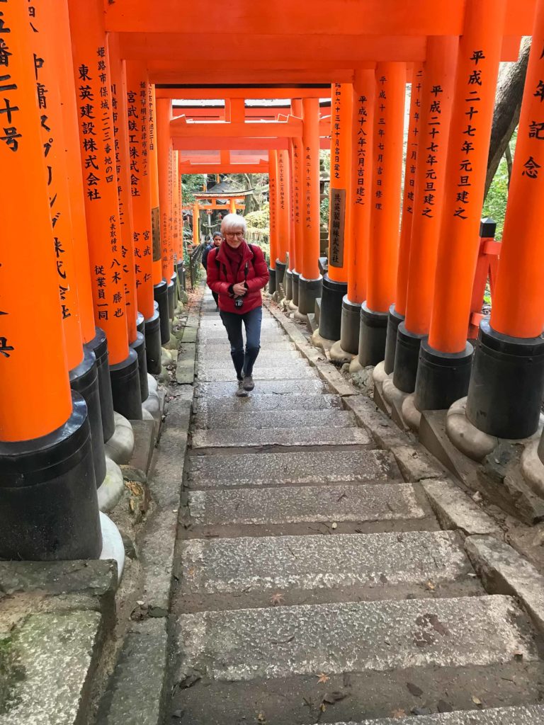 Sous les torii d'Inari (près de Kyoto)